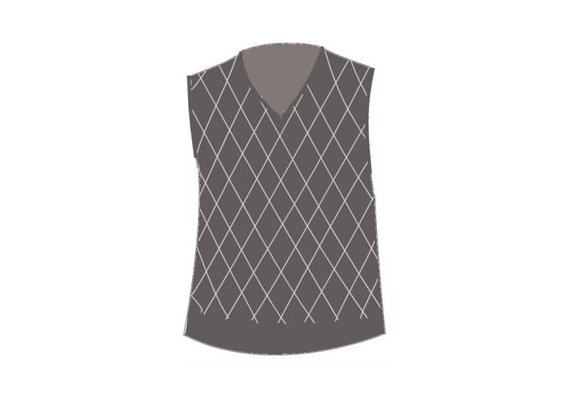 een slipover = un jersey sin mangas